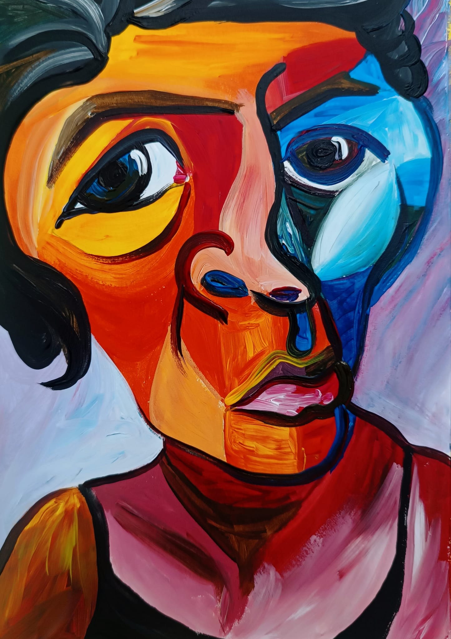 Picasso-style Portrait